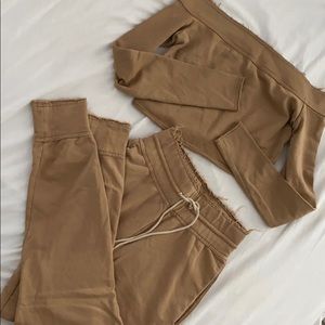 Nude Jogger Set